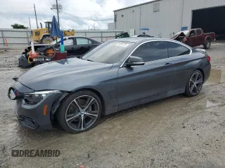 2019 BMW 4 Series 440i z VIN WBA4W7C58KAG53074, wystawiony jako Copart lot #54901475 z przebiegiem 56 521 mil mil oraz Szkoda całkowita • Salvage title. Historia ofert i sprzedaży dostępna na DreamBid. Obrazek 1.