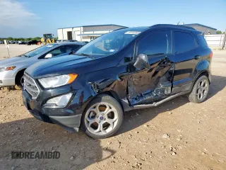2021 Ford EcoSport SE z VIN MAJ3S2GE5MC451729, wystawiony jako Copart lot #58792385 z przebiegiem 45 163 mil mil oraz Szkoda całkowita • Salvage title. Historia ofert i sprzedaży dostępna na DreamBid. Obrazek 1.