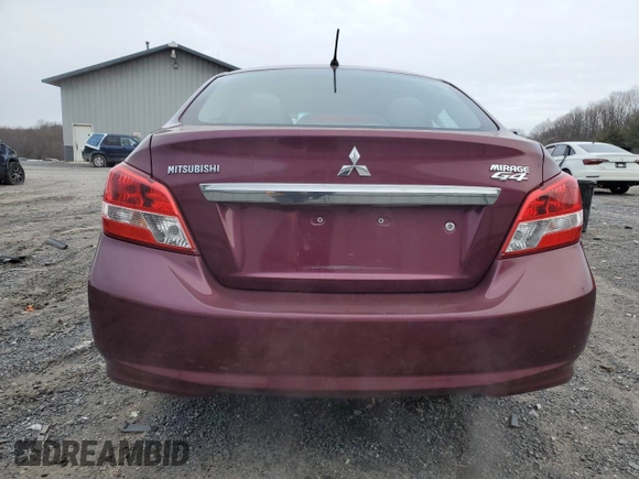 2017 Mitsubishi Mirage ES with VIN ML32F3FJ1HHF13902, listed as a Copart auction lot 84764884 with 107,235 mi miles and Salvage title. Bid and sale history available at DreamBid. Image 6.