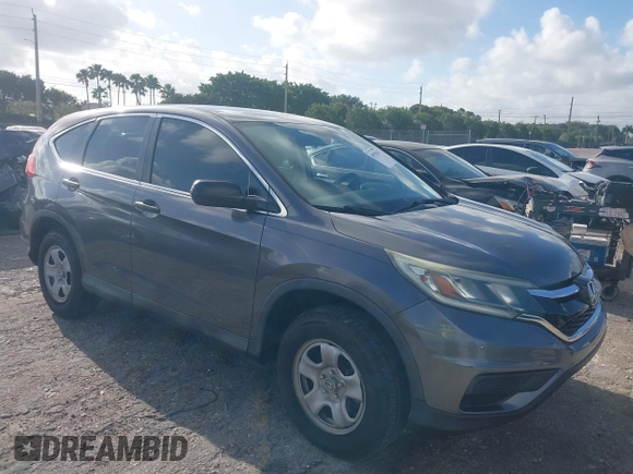 2015 Honda CR-V LX with VIN 2HKRM3H34FH510312, listed as a IAAI auction lot 41952816 with 111,712 mi miles and . Bid and sale history available at carsss.com. Image 1.