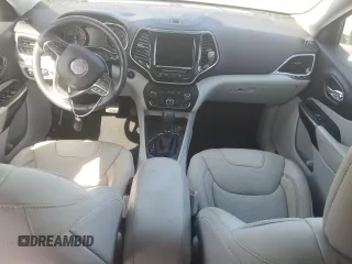 2019 Jeep Cherokee Limited with VIN 1C4PJLDN8KD296724, listed as a Copart auction lot 75220604 with Not Provided miles and Salvage Title. Bid and sale history available at DreamBid. Image 8.