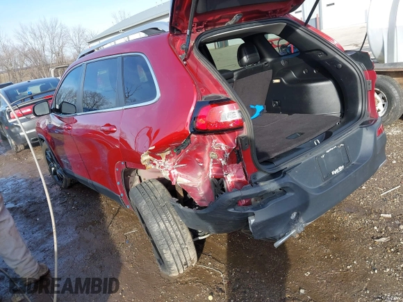 2015 Jeep Cherokee Limited with VIN 1C4PJLDS8FW516802, listed as a IAAI auction lot 41486920 with 110,911 mi miles and . Bid and sale history available at DreamBid. Image 3.