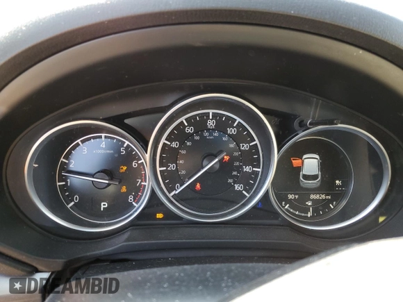 2019 Mazda CX-5 Touring with VIN JM3KFBCM6K0605345, listed as a Copart auction lot 46531735 with 86,826 mi miles and Salvage Title. Bid and sale history available at carsss.com. Image 9.