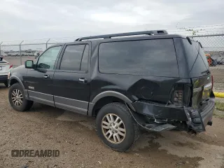 2007 Ford Expedition EL XLT with VIN 1FMFK15507LA37861, listed as a Copart auction lot 59364734 with 221,927 mi miles and Salvage Title. Bid and sale history available at carsss.com. Image 2.