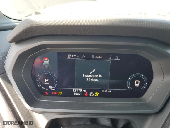 2022 Audi Q4 e-tron Sportback Premium Plus with VIN WA132BFZ2NP016525, listed as a Copart auction lot 71001834 with 12,179 mi miles and Salvage Title. Bid and sale history available at carsss.com. Image 9.
