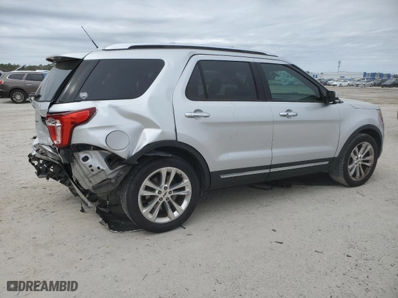 2018 Ford Explorer Limited with VIN 1FM5K7FH1JGB52380, listed as a Copart auction lot 47739835 with 128,590 mi miles and Salvage Title. Bid and sale history available at carsss.com. Image 3.