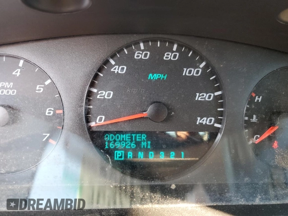 2006 Chevrolet Impala LS with VIN 2G1WB55K369390563, listed as a Copart auction lot 52214265 with 169,926 mi miles and Salvage Title. Bid and sale history available at DreamBid. Image 9.