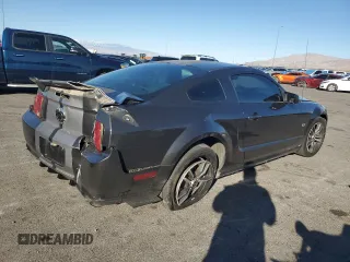 2007 Ford Mustang GT Deluxe with VIN 1ZVFT82H875365202, listed as a Copart auction lot 46798855 with 181,218 mi miles and Salvage Title. Bid and sale history available at carsss.com. Image 3.