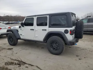 2024 Jeep Wrangler Sport S with VIN 1C4RJXN68RW283543, listed as a Copart auction lot 57752525 with 4,334 mi miles and Salvage title. Bid and sale history available at DreamBid. Image 2.