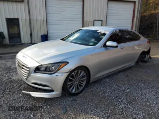 2017 Genesis G80 3.8L with VIN KMHGN4JEXHU171310, listed as a Copart auction lot 78077224 with 124,831 mi miles and Clean Title. Bid and sale history available at DreamBid. Image 1.