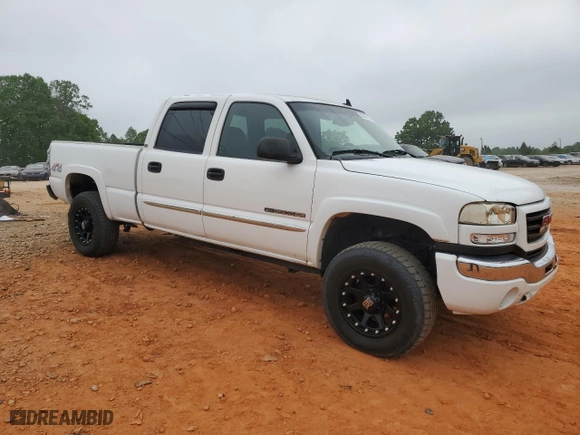 2007 GMC Sierra 2500HD SLE with VIN 1GTHK23U87F195103, listed as a Copart auction lot 54527455 with 232,402 mi miles and Salvage Title. Bid and sale history available at carsss.com. Image 4.