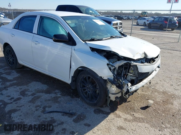 2009 Toyota Corolla with VIN 1NXBU40EX9Z020788, listed as a IAAI auction lot 41760498 with 188,780 mi miles. Bid and sale history available at carsss.com. Image 6.