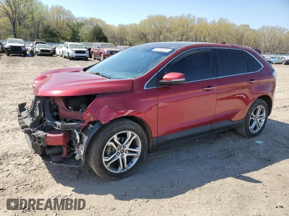 2016 Ford Edge Titanium with VIN 2FMPK3K96GBB22503, listed as a Copart auction lot 50752915 with 170,633 mi miles and Clean Title. Bid and sale history available at carsss.com. Image 1.