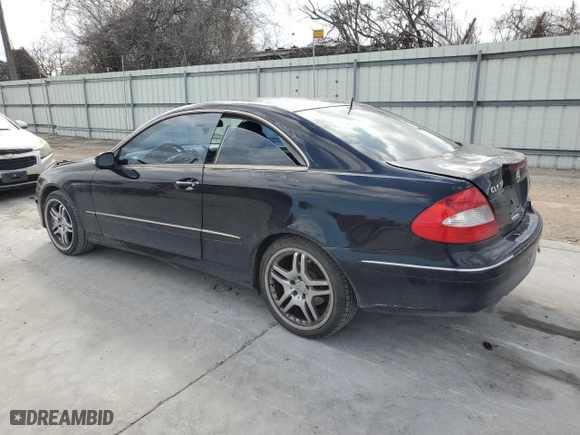 2006 Mercedes-Benz CLK-Class 3.5L with VIN WDBTJ56JX6F174833, listed as a Copart auction lot 45694465 with 144,172 mi miles and Salvage Title. Bid and sale history available at carsss.com. Image 2.