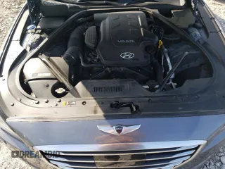 2015 Hyundai Genesis 3.8L with VIN KMHGN4JEXFU063802, listed as a Copart auction lot 68367874 with 103,495 mi miles and Salvage Title. Bid and sale history available at carsss.com. Image 13.