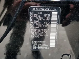 2021 Nissan Armada SV with VIN JN8AY2AD0M9660541, listed as a Copart auction lot 48254955 with 78,761 mi miles and Salvage Title. Bid and sale history available at carsss.com. Image 15.