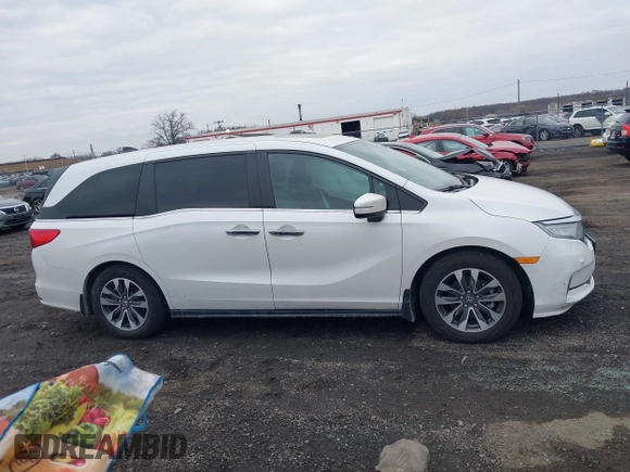 2023 Honda Odyssey EX-L with VIN 5FNRL6H64PB057372, listed as a IAAI auction lot 41306641 with 133,803 mi miles. Bid and sale history available at carsss.com. Image 13.