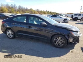 2020 Hyundai Elantra SEL with VIN 5NPD84LF5LH546589, listed as a Copart auction lot 76223384 with 68,811 mi miles and Non Repairable. Bid and sale history available at carsss.com. Image 4.