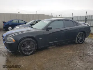 2011 Dodge Charger Road/Track with VIN 2B3CL5CT9BH616948, listed as a Copart auction lot 48018065 with 129,962 mi miles and Salvage Title. Bid and sale history available at carsss.com. Image 1.