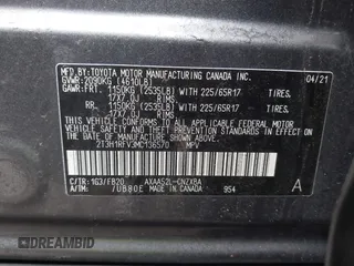 2021 Toyota RAV4 LE with VIN 2T3H1RFV3MC136570, listed as a IAAI auction lot 41948469 with 25,630 mi miles. Bid and sale history available at carsss.com. Image 9.