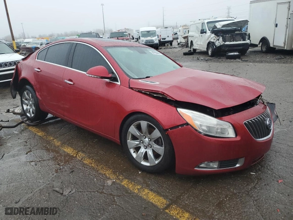 2013 Buick Regal Turbo Premium 1 with VIN 2G4GS5EV6D9136957, listed as a Copart auction lot 84766444 with 140,218 mi miles and Clean Title. Bid and sale history available at carsss.com. Image 4.