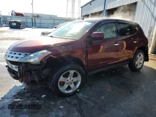 2005 Nissan Murano SE with VIN JN8AZ08T55W323882, listed as a Copart auction lot 46298905 with Not Provided miles and Salvage Title. Bid and sale history available at DreamBid. Image 1.