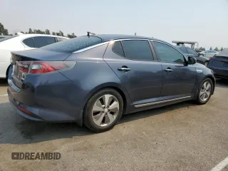2014 Kia Optima Hybrid EX with VIN KNAGN4AD7E5064844, listed as a Copart auction lot 70834994 with 123,547 mi miles and Salvage Title. Bid and sale history available at carsss.com. Image 3.