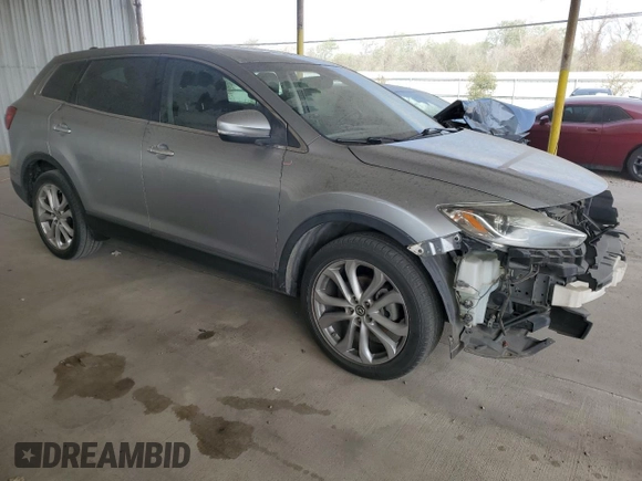 2013 Mazda CX-9 Grand Touring with VIN JM3TB2DA5D0401997, listed as a Copart auction lot 51957465 with 90,516 mi miles and Salvage title. Bid and sale history available at DreamBid. Image 4.