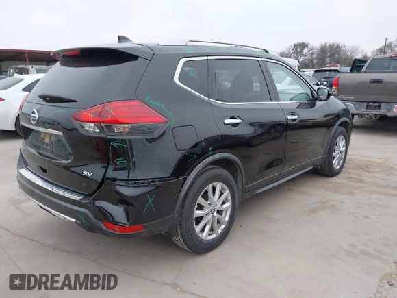 2017 Nissan Rogue SV with VIN JN8AT2MT1HW146593, listed as a IAAI auction lot 41528155 with 73,703 mi miles. Bid and sale history available at carsss.com. Image 4.