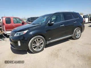 2015 Kia Sorento SX with VIN 5XYKWDA70FG576863, listed as a Copart auction lot 61802485 with 112,108 mi miles and Clean title. Bid and sale history available at DreamBid. Image 1.