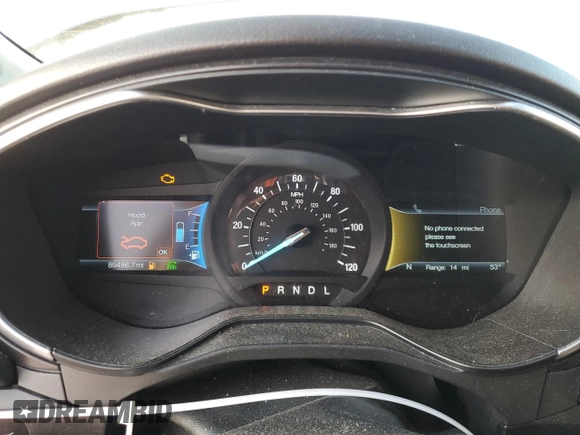 2019 Ford Fusion Hybrid Titanium with VIN 3FA6P0RU9KR116785, listed as a Copart auction lot 68052202 with 89,486 mi miles. Bid and sale history available at carsss.com. Image 9.