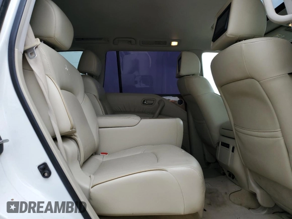 2012 Infiniti QX56 7-passenger with VIN JN8AZ2NF3C9517655, listed as a Copart auction lot 78241174 with 182,533 mi miles and Salvage Title. Bid and sale history available at carsss.com. Image 11.