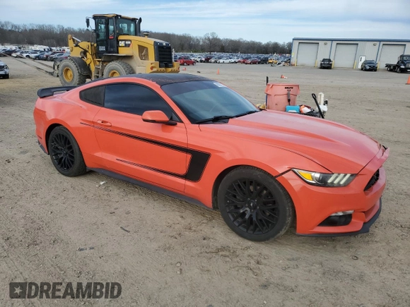 2016 Ford Mustang EcoBoost with VIN 1FA6P8TH6G5210420, listed as a Copart auction lot 48005735 with 140,951 mi miles and Salvage Title. Bid and sale history available at DreamBid. Image 4.
