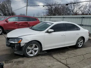 2013 Volkswagen Passat SE with VIN 1VWBN7A39DC029977, listed as a Copart auction lot 46787035 with 106,801 mi miles and Salvage title. Bid and sale history available at DreamBid. Image 1.