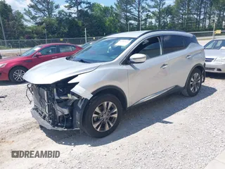 2018 Nissan Murano S z VIN 5N1AZ2MG4JN116797, wystawiony jako IAAI lot #42107119 z przebiegiem 125 944 mil mil oraz . Historia ofert i sprzedaży dostępna na DreamBid. Obrazek 2.