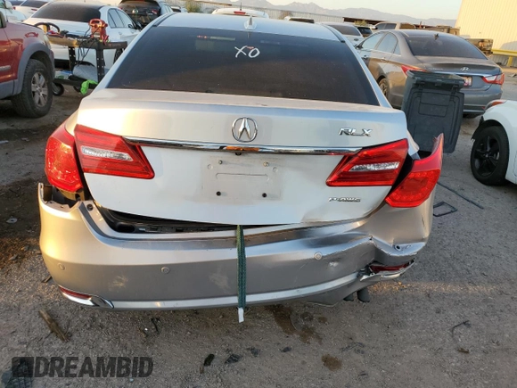 2015 Acura RLX Advance Pkg with VIN JH4KC1F91FC000753, listed as a Copart auction lot 73719724 with 219,761 mi miles and Salvage Title. Bid and sale history available at carsss.com. Image 6.