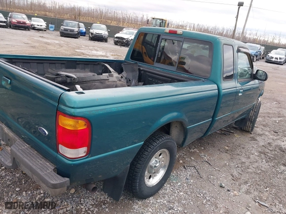 1998 Ford Ranger XL with VIN 1FTYR14U2WTA62101, listed as a IAAI auction lot 41710311 with 193,497 mi miles. Bid and sale history available at carsss.com. Image 4.