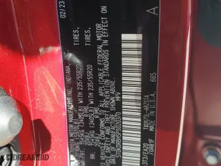 2023 Toyota Highlander L with VIN 5TDKDRBH5PS020370, listed as a Copart auction lot 45974895 with 40,250 mi miles and Salvage Title. Bid and sale history available at carsss.com. Image 15.