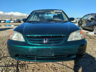 2001 Honda Civic EX with VIN 2HGES26761H602898, listed as a Copart auction lot 50371535 with 148,669 mi miles and Salvage Title. Bid and sale history available at DreamBid. Image 5.
