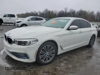 2018 BMW 5 Series 530e xDrive with VIN WBAJB1C52JG623976, listed as a Copart auction lot 44216935 with 110,246 mi miles and Clean Title. Bid and sale history available at carsss.com. Image 1.