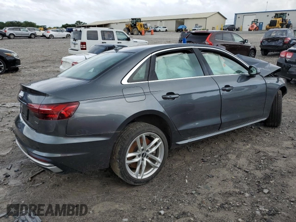 2020 Audi A4 Premium z VIN WAUDNAF46LA046544, wystawiony jako Copart lot #58383165 z przebiegiem Nie podano mil oraz Szkoda całkowita • Salvage title. Historia ofert i sprzedaży dostępna na DreamBid. Obrazek 3.