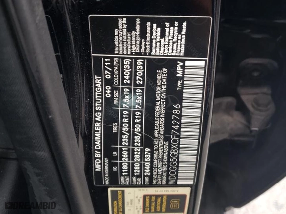 2012 Mercedes-Benz GLK-Class GLK 350 with VIN WDCGG5GBXCF742786, listed as a Copart auction lot 53255305 with 79,068 mi miles and Salvage Title. Bid and sale history available at carsss.com. Image 13.