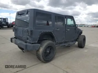 2015 Jeep Wrangler Unlimited Wrangler X with VIN 1C4HJWEG7FL649231, listed as a Copart auction lot 47972905 with 133,895 mi miles and Salvage title. Bid and sale history available at DreamBid. Image 3.