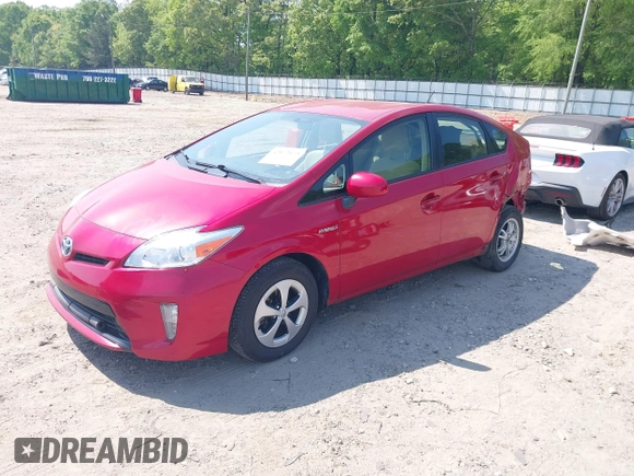 2015 Toyota Prius Four with VIN JTDKN3DU6F1883985, listed as a IAAI auction lot 42072673 with 129,117 mi miles and . Bid and sale history available at DreamBid. Image 18.