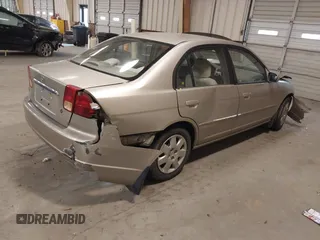 2001 Honda Civic EX with VIN 2HGES26721H540996, listed as a IAAI auction lot 41101380 with 188,415 mi miles. Bid and sale history available at carsss.com. Image 4.
