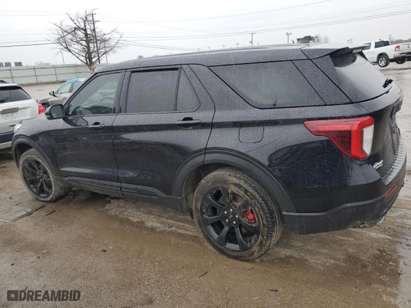 2021 Ford Explorer ST with VIN 1FM5K8GC1MGB65224, listed as a Copart auction lot 43061785 with 33,137 mi miles and Salvage Title. Bid and sale history available at carsss.com. Image 2.
