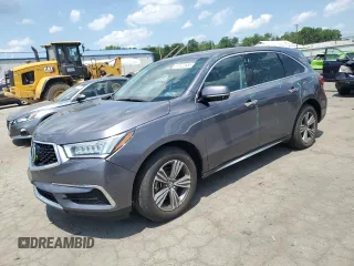 2019 Acura MDX with VIN 5J8YD4H33KL030965, listed as a Copart auction lot 61622685 with 43,666 mi miles and Salvage title. Bid and sale history available at DreamBid. Image 1.