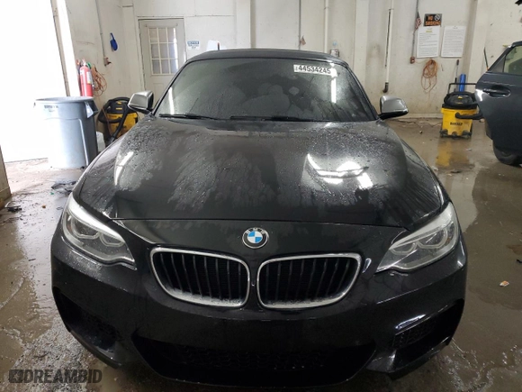 2015 BMW 2 Series M235i with VIN WBA1M1C55FV393797, listed as a Copart auction lot 44534245 with 93,136 mi miles and Salvage Title. Bid and sale history available at carsss.com. Image 5.