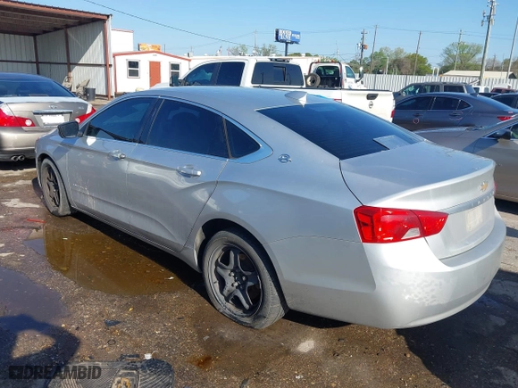 2016 Chevrolet Impala LS with VIN 2G11X5SA8G9193283, listed as a IAAI auction lot 41858313 with 170,074 mi miles. Bid and sale history available at carsss.com. Image 3.
