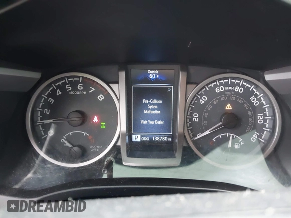2018 Toyota Tacoma SR with VIN 3TMGZ5AN5JM159932, listed as a IAAI auction lot 41731655 with 138,780 mi miles. Bid and sale history available at carsss.com. Image 7.